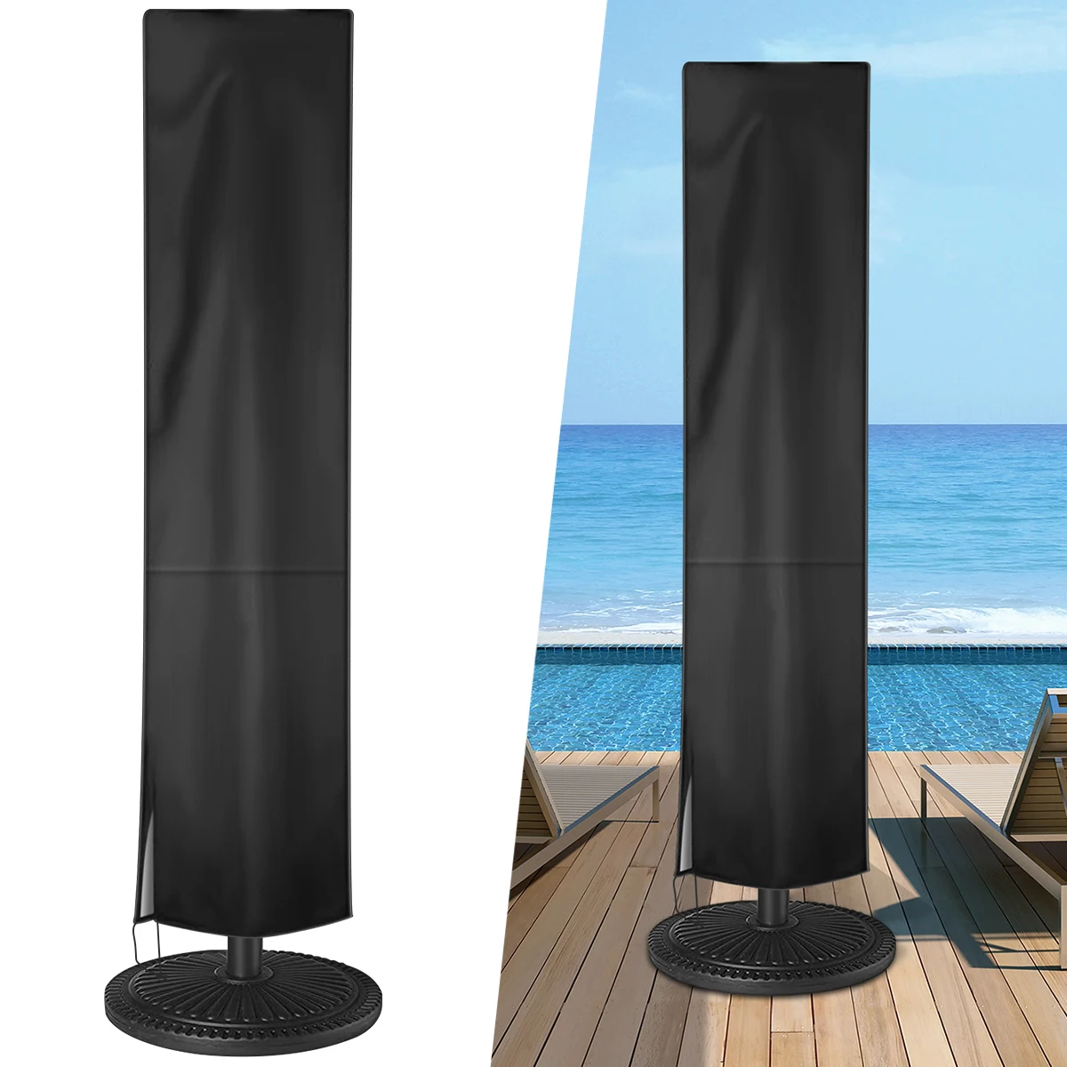 Parasol Cover Waterproof Parasol Cover Heavy Duty 210D Oxford Cloth Patio Umbrella Cover Large Windproof Parasol Protector
Parasol Cover Waterproof Parasol Cover Heavy Duty 210D Oxford Cloth Patio Umbrella Cover Large Windproof Parasol Protector