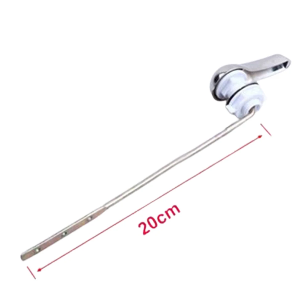 

Durable New Handle Switch Toilet Brass Button Chrome Lever Master Plumber Push Replacement Side Square Tank Arm