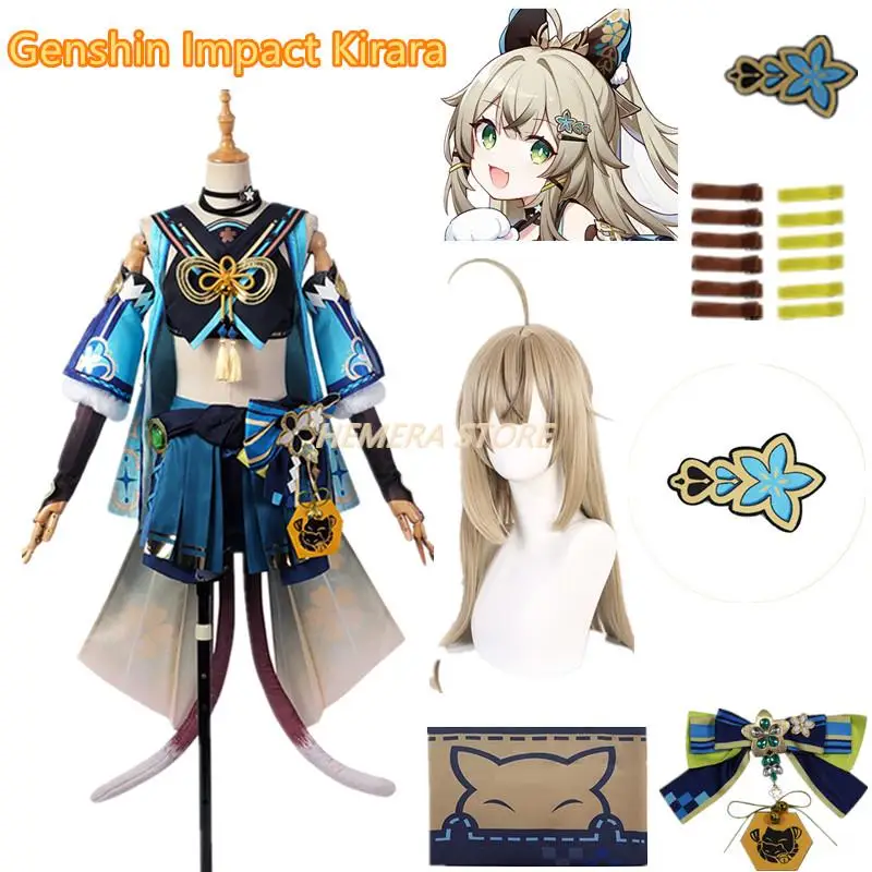 Kirara Cosplay Costume Genshin Impact Dress Uniform Suit Ear Tail Beast Foot Cute Cat Halloween Party Game Clothes Women Role
Kirara Cosplay Costume Genshin Impact Dress Uniform Suit Ear Tail Beast Foot Cute Cat Halloween Party Game Clothes Women Role