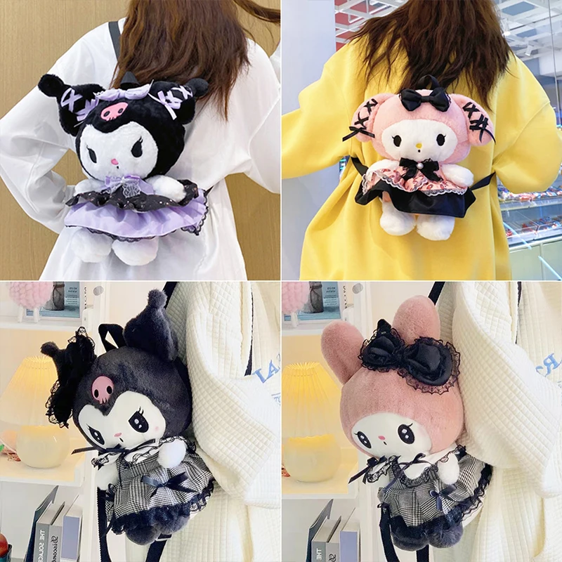 Милый рюкзак для детской куклы в стиле аниме Cinnamoroll Kuromi My Melody мультяшная плюшевая сумка для куклы Лолита рюкзак для девушки подарок на Хэллоуин
Милый рюкзак для детской куклы в стиле аниме Cinnamoroll Kuromi My Melody мультяшная плюшевая сумка для куклы Лолита рюкзак для девушки подарок на Хэллоуин