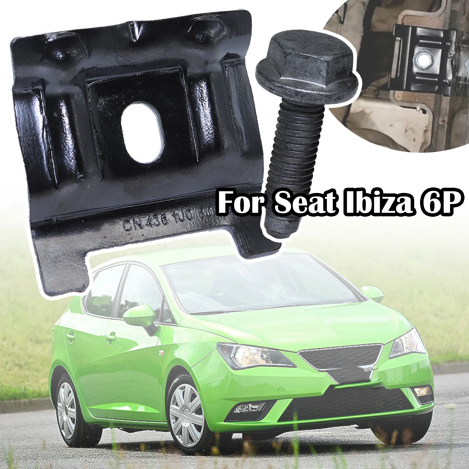 

Car Frame Battery Hold Down Steel Bolt Bracket Panel Fastener Clamping Strip Kit Replacement Parts For Seat Ibiza 6P 2016-2017