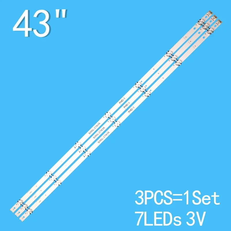 

LED Backlight for LIG 43LW641H 43LH604V 43LH570V 43LH615V 43LH590V 43LH510V 43LH630V 43 V16.5 V16 ART3 2743 2550 LC430DUE FJ A1