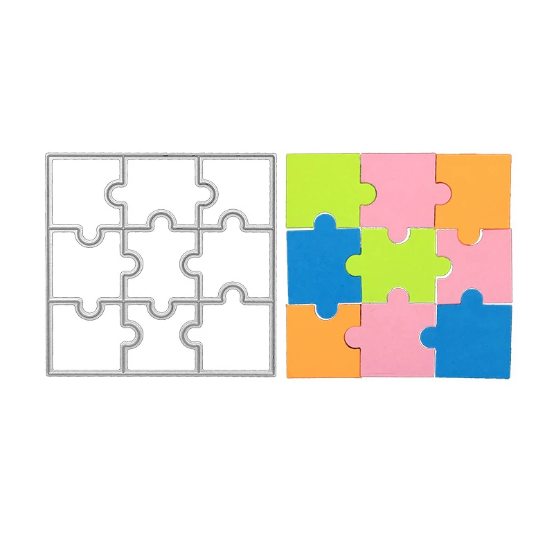 Nine-graph Puzzle Metal Cutting Dies for DIY Scrapbooking and Card Making Decor Embossing Craft Die Cut
Nine-graph Puzzle Metal Cutting Dies for DIY Scrapbooking and Card Making Decor Embossing Craft Die Cut
