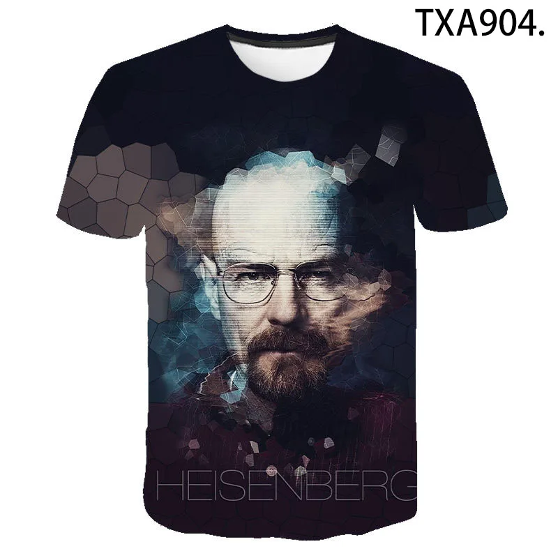2023 New Fashion Breaking Bad T Shirts Men Women Children Heisenberg 3D Printed Cool Tee Short Sleeve Tops Boy Girl Kids T-shirt
2023 New Fashion Breaking Bad T Shirts Men Women Children Heisenberg 3D Printed Cool Tee Short Sleeve Tops Boy Girl Kids T-shirt