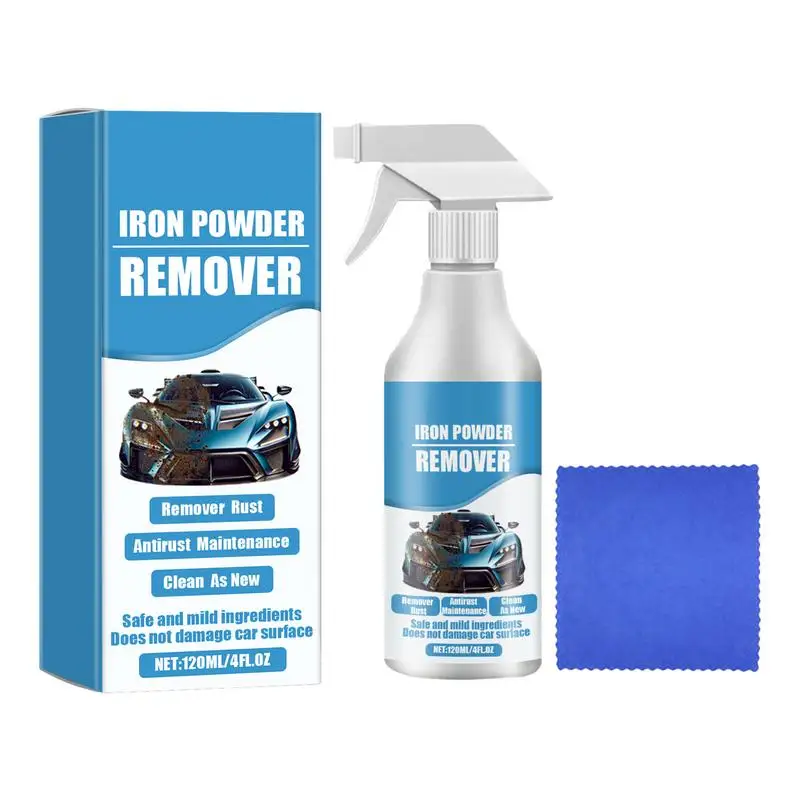 

120ml Derusting Spray With Towel Metal Cleaner Cleaning Rust Spray Iron Powder Car Remover Maintenance