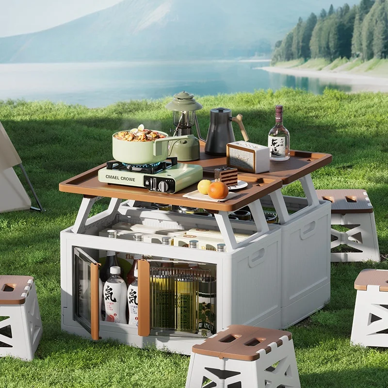95L Outdoor Camping Folding Storage Box Car Storage Food Box Outdoor Travel Storage Bag Camping Equipment Tableware Storage
95L Outdoor Camping Folding Storage Box Car Storage Food Box Outdoor Travel Storage Bag Camping Equipment Tableware Storage