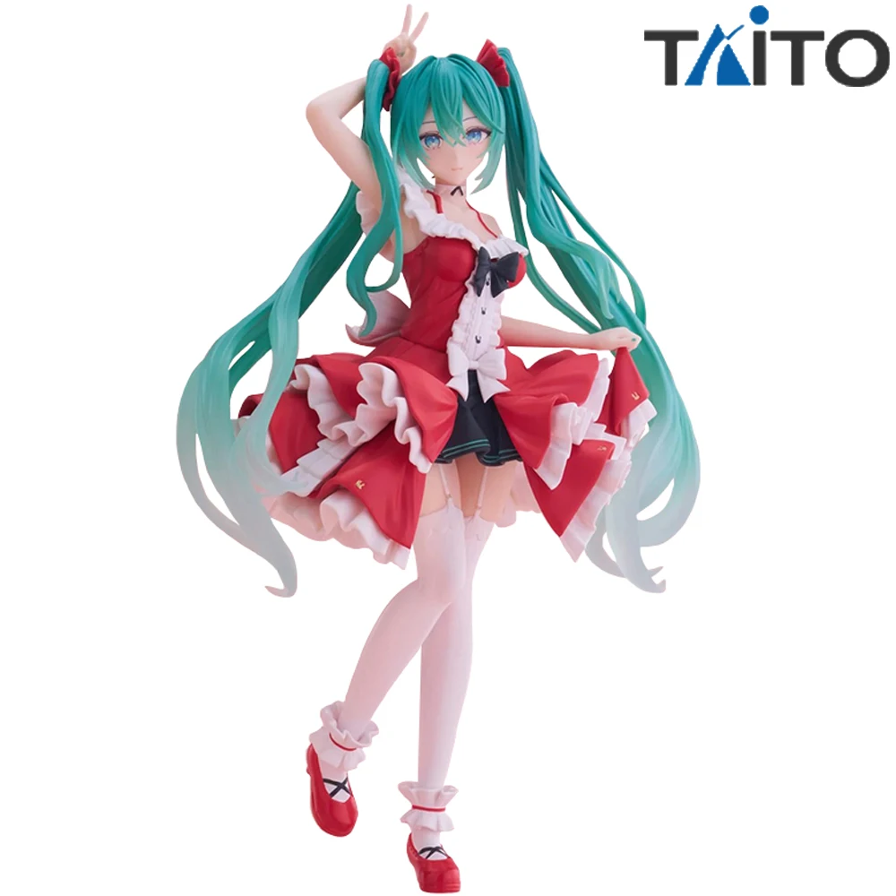 Оригинальная модная фигурка TAITO Vocaloid Hatsune Miku, Лолита, коллекционные аниме Модели Игрушек
Оригинальная модная фигурка TAITO Vocaloid Hatsune Miku, Лолита, коллекционные аниме Модели Игрушек