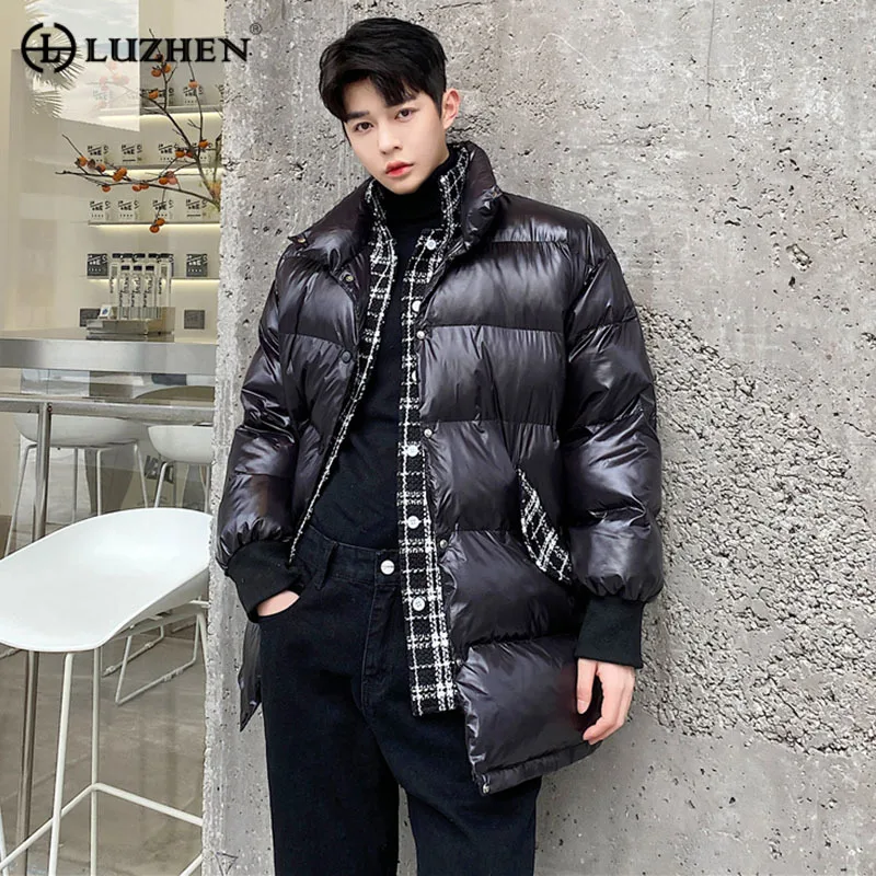 LUZHEN Trendy Men's Padded Jackets Stylish Woolen Plaid Splicing Design Fake Two Piece Design Loose Parkas Coat 2023 New Ec53ff
LUZHEN Trendy Men's Padded Jackets Stylish Woolen Plaid Splicing Design Fake Two Piece Design Loose Parkas Coat 2023 New Ec53ff