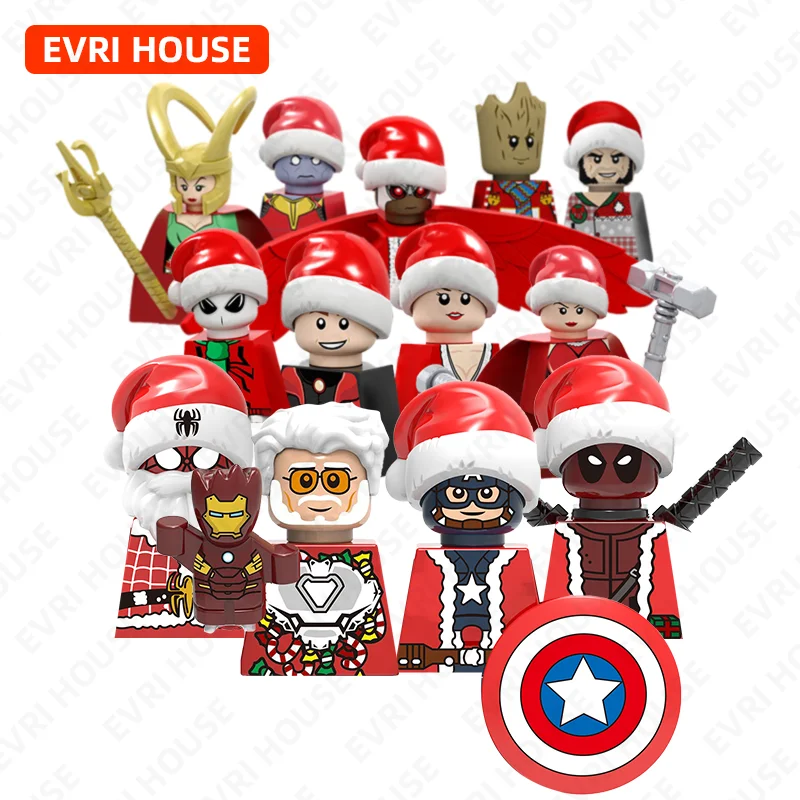 Christmas Superhero Disney Mini Action Figures Cartoon Anime Movies Bricks Building Blocks Toys for Children
Christmas Superhero Disney Mini Action Figures Cartoon Anime Movies Bricks Building Blocks Toys for Children