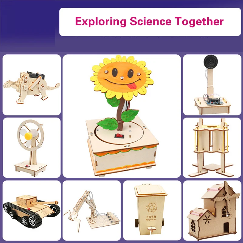 

Children's Science Experiment Set Student Kindergarten DIY Handmade Technology Small Production Materials Gift Toys