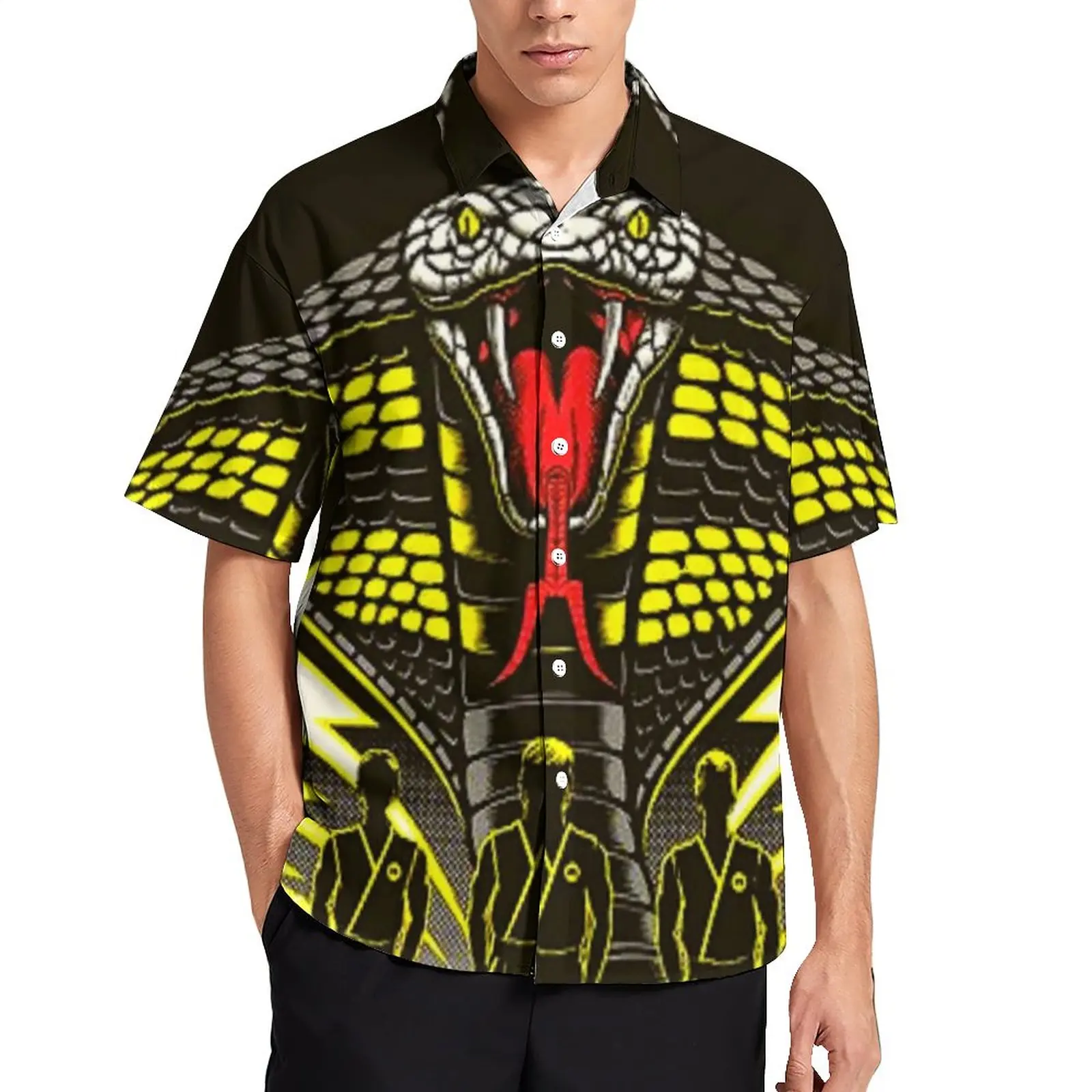 Cobra Kai Vacation Shirt Film Hawaii Casual Shirts Man Aesthetic Blouses Short Sleeve Custom Clothing Large Size
Cobra Kai Vacation Shirt Film Hawaii Casual Shirts Man Aesthetic Blouses Short Sleeve Custom Clothing Large Size