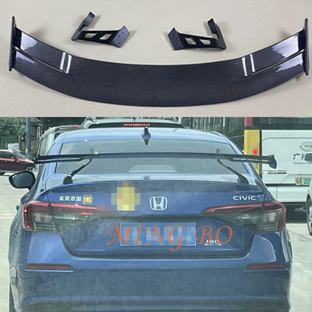 

For Honda Civic 11th Generation 2021- 2022 Carbon fiber FRP Rear Spoiler Trunk wing