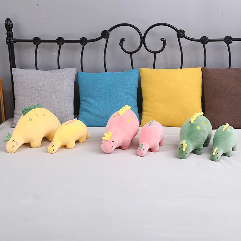 

Cute Bubble Dragon Doll Plush Toy Soft Dino Plushie Little Cartoon Soft Throw Pillows Kawaii Animal Children's Toys Gifts