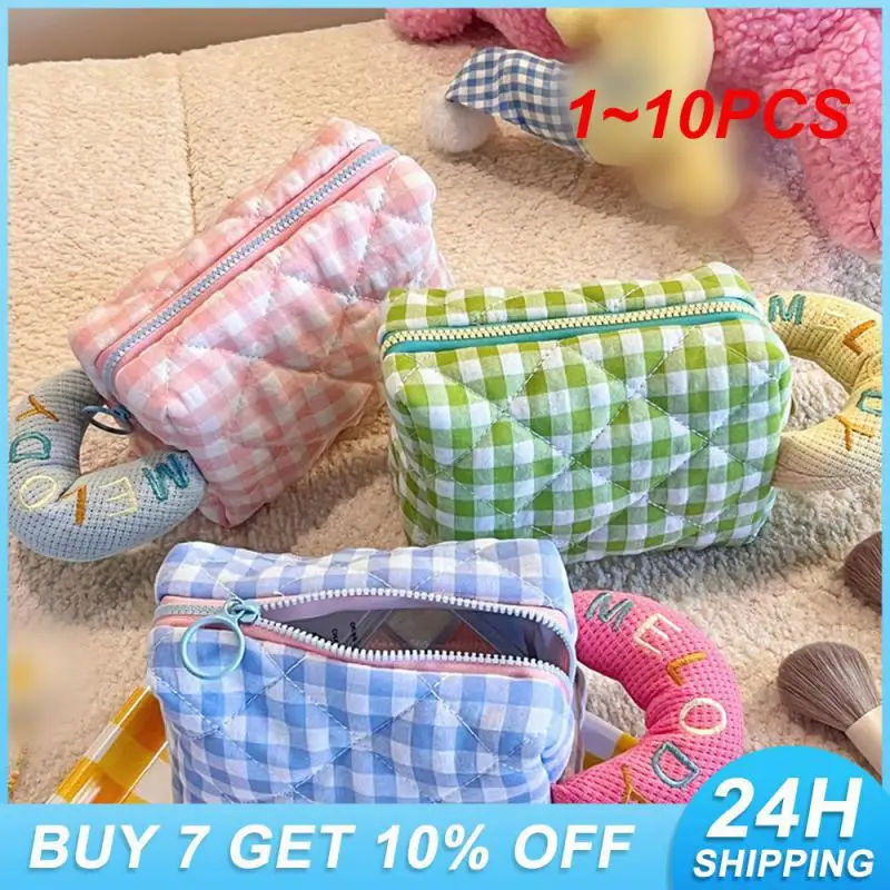 

1~10PCS Convenient Travel Toiletry Bag Easy To Carry Fashionable Toiletry Bag Soft Candy Color Candy Color Large Capacity