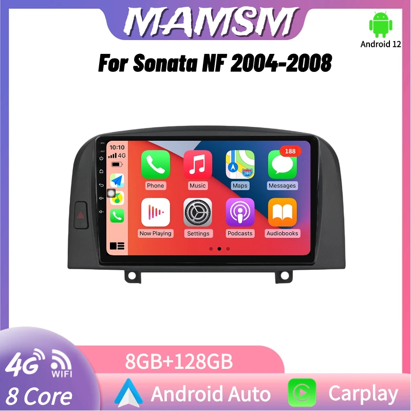 MAMSM Android Auto Radio CarPlay Multimedia Player For Hyundai NF Sonata 2004-2008 Navigation Head Unit GPS 2 din autoradio
MAMSM Android Auto Radio CarPlay Multimedia Player For Hyundai NF Sonata 2004-2008 Navigation Head Unit GPS 2 din autoradio
