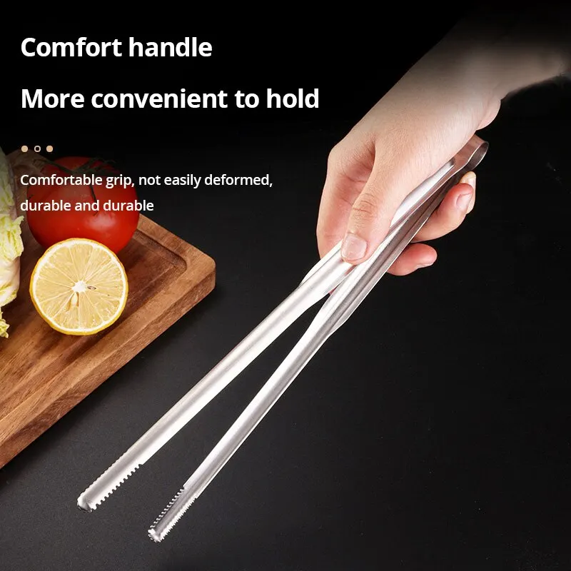 304 Barbecue Clip Grill Tongs Meat Cooking Utensils For BBQ Baking Silver Kitchen Accessories Camping Supplies
304 Barbecue Clip Grill Tongs Meat Cooking Utensils For BBQ Baking Silver Kitchen Accessories Camping Supplies