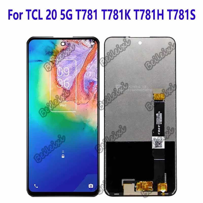 LCD Display Touch Screen Digitizer Assembly For TCL 20 5G T781 T781K T781H T781SPP T781S
LCD Display Touch Screen Digitizer Assembly For TCL 20 5G T781 T781K T781H T781SPP T781S