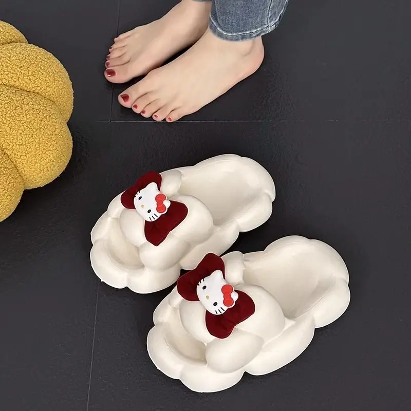 Hello Kitty Kawaii Anime Sanrio Slipper New Cute Cartoon Student Versatile Bow Sandal Anti Slip Thick Bottom Home Shoe Girl Toy
Hello Kitty Kawaii Anime Sanrio Slipper New Cute Cartoon Student Versatile Bow Sandal Anti Slip Thick Bottom Home Shoe Girl Toy