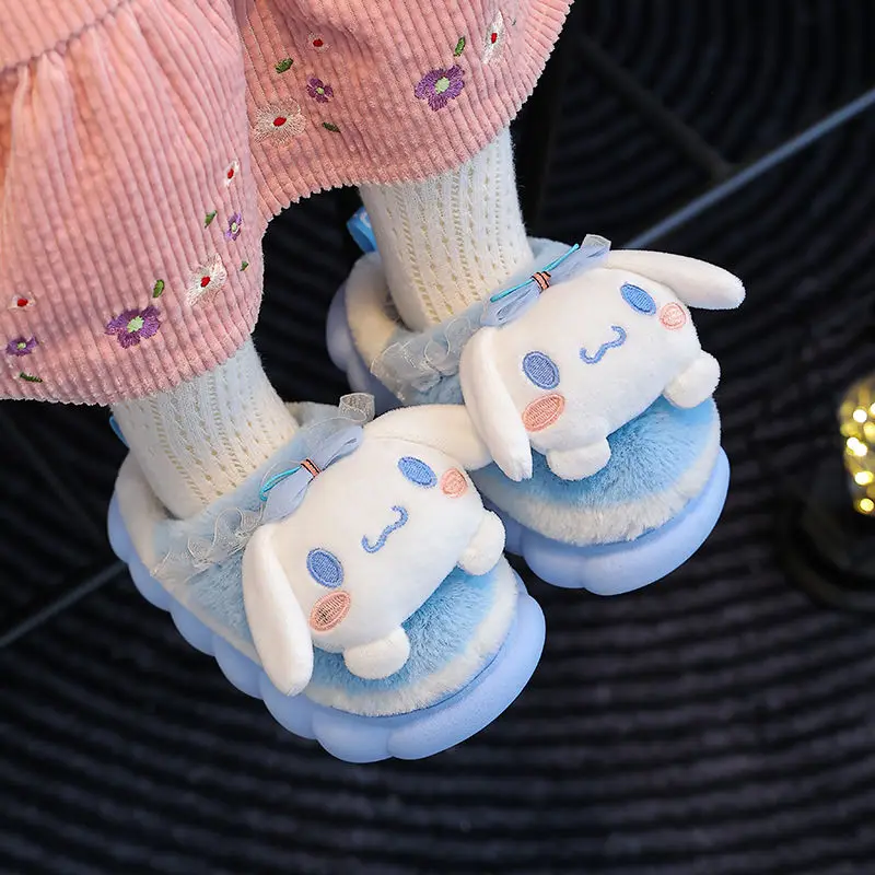 Sanrio Family Slippers Kuromi Mymelody Cinnamoroll Hellokitty New Cute Kids' Cotton Slippers Plush Soled Heels Baby Cotton Shoes
Sanrio Family Slippers Kuromi Mymelody Cinnamoroll Hellokitty New Cute Kids' Cotton Slippers Plush Soled Heels Baby Cotton Shoes