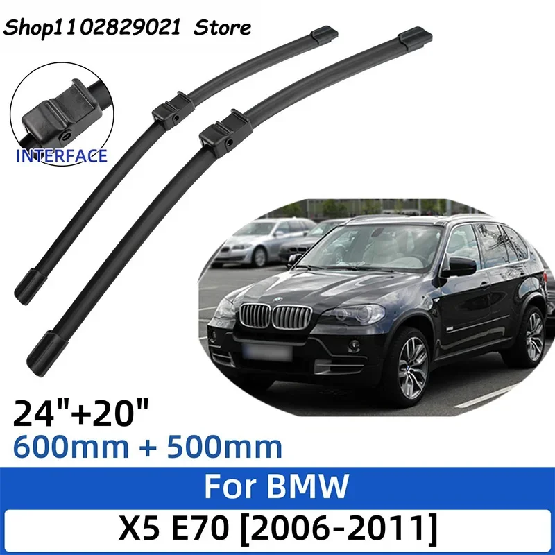 2PCS For BMW X5 E70 2006-2011 24"+20"Front Rear Wiper Blades Windshield Windscreen Window Cutter Accessories 2009 2010 2011
2PCS For BMW X5 E70 2006-2011 24"+20"Front Rear Wiper Blades Windshield Windscreen Window Cutter Accessories 2009 2010 2011
