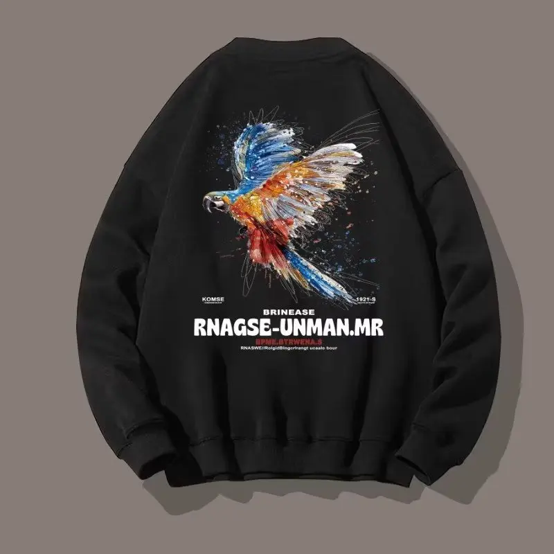 Moletom grande estampado coreano masculino, camiseta de manga comprida, roupas da moda, blusa casual, outono, novo, 2023
Moletom grande estampado coreano masculino, camiseta de manga comprida, roupas da moda, blusa casual, outono, novo, 2023