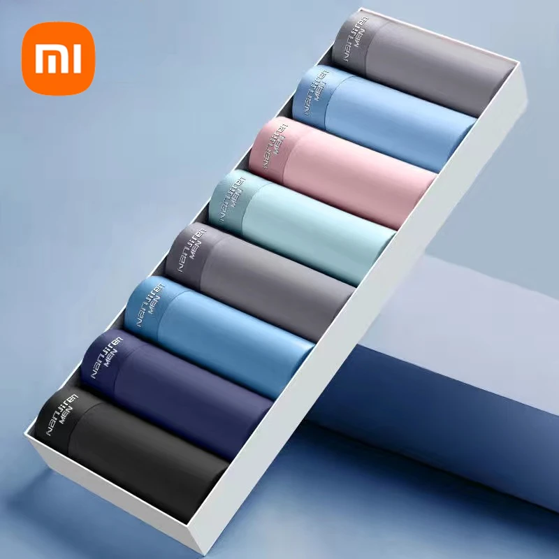 Xiaomi 8Pcs/Lot Men Boxers Men's Underwear 3A Antibacterial Underpants Ice Silk Men Boxer Shorts Breathable Elastic Male Panties
Xiaomi 8Pcs/Lot Men Boxers Men's Underwear 3A Antibacterial Underpants Ice Silk Men Boxer Shorts Breathable Elastic Male Panties