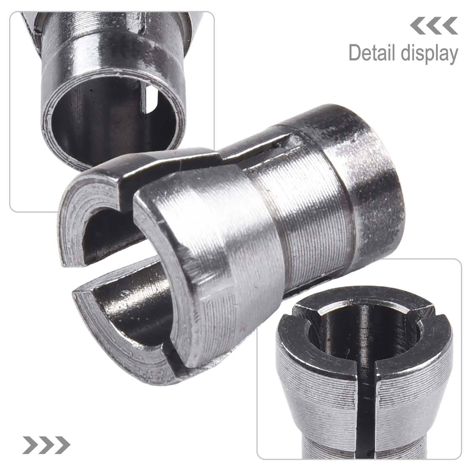 Carbide Collet Chuck Adapter for Engraving Trimming Machine Router Carpentry Split Bushing Converters High Strength
Carbide Collet Chuck Adapter for Engraving Trimming Machine Router Carpentry Split Bushing Converters High Strength