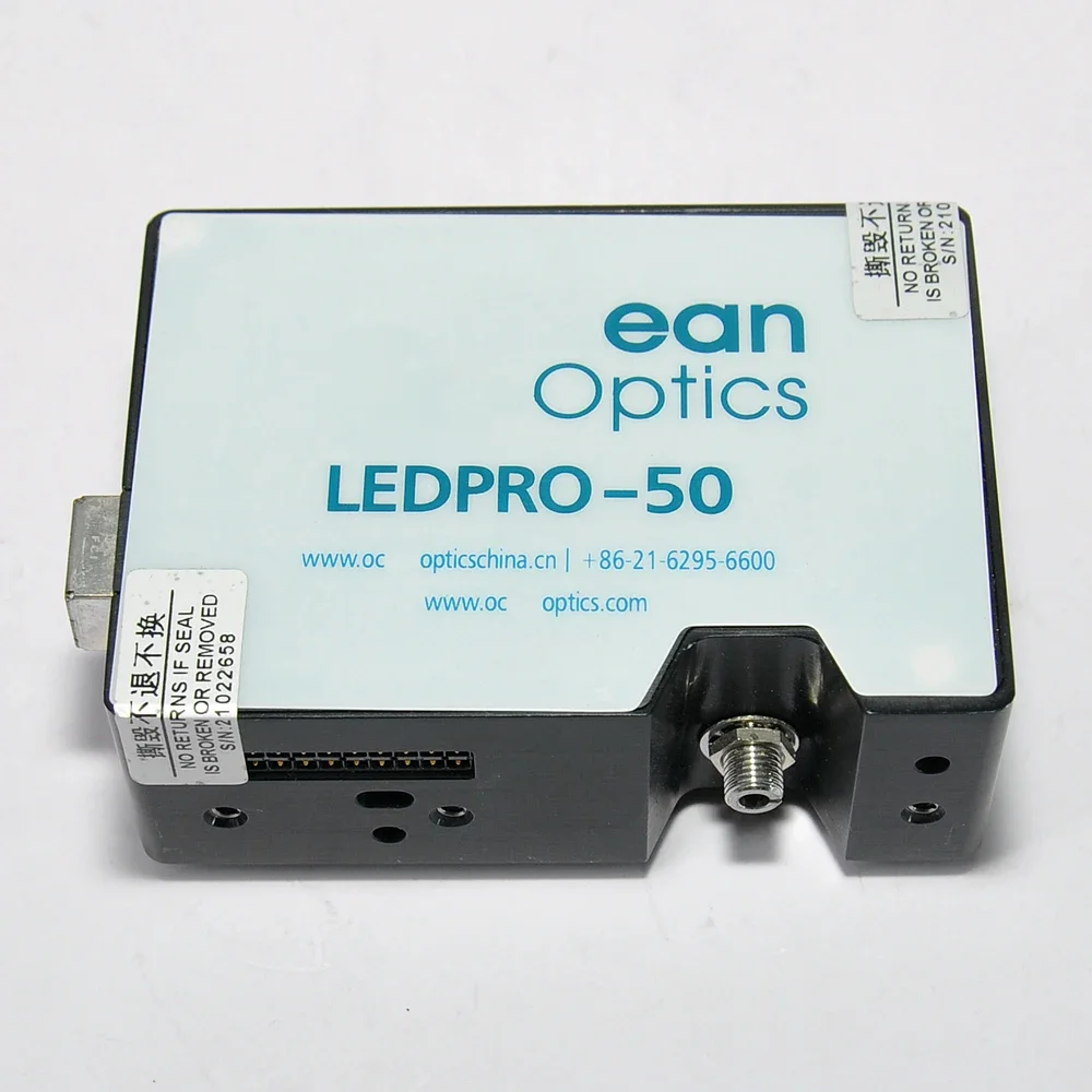 

US Oceans Optics Two Models LEDPRO-50 USB2000+ 370-1053nm Wavelength Plug-and-Play Miniature Fiber Spectrometers Used