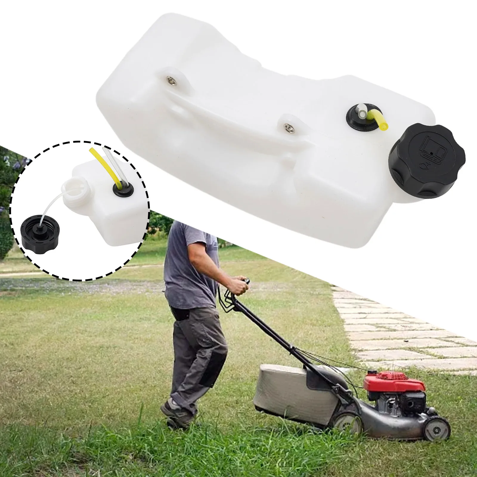 Attachment Fuel Tank With Cap Garden Supplies Gasoline Lawn Mower Outdoor Replacement White For 43cc 49cc 52cc 55cc
Attachment Fuel Tank With Cap Garden Supplies Gasoline Lawn Mower Outdoor Replacement White For 43cc 49cc 52cc 55cc