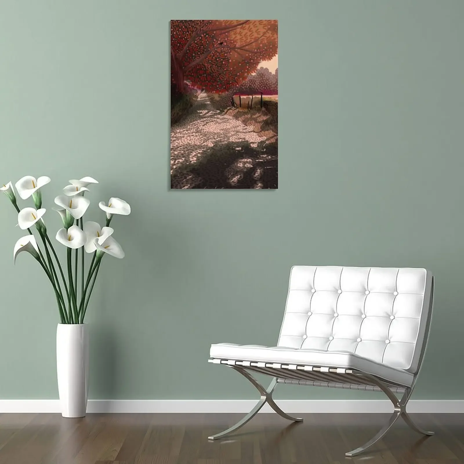Scenic Road Canvas: Captivating Landscape Wall Art