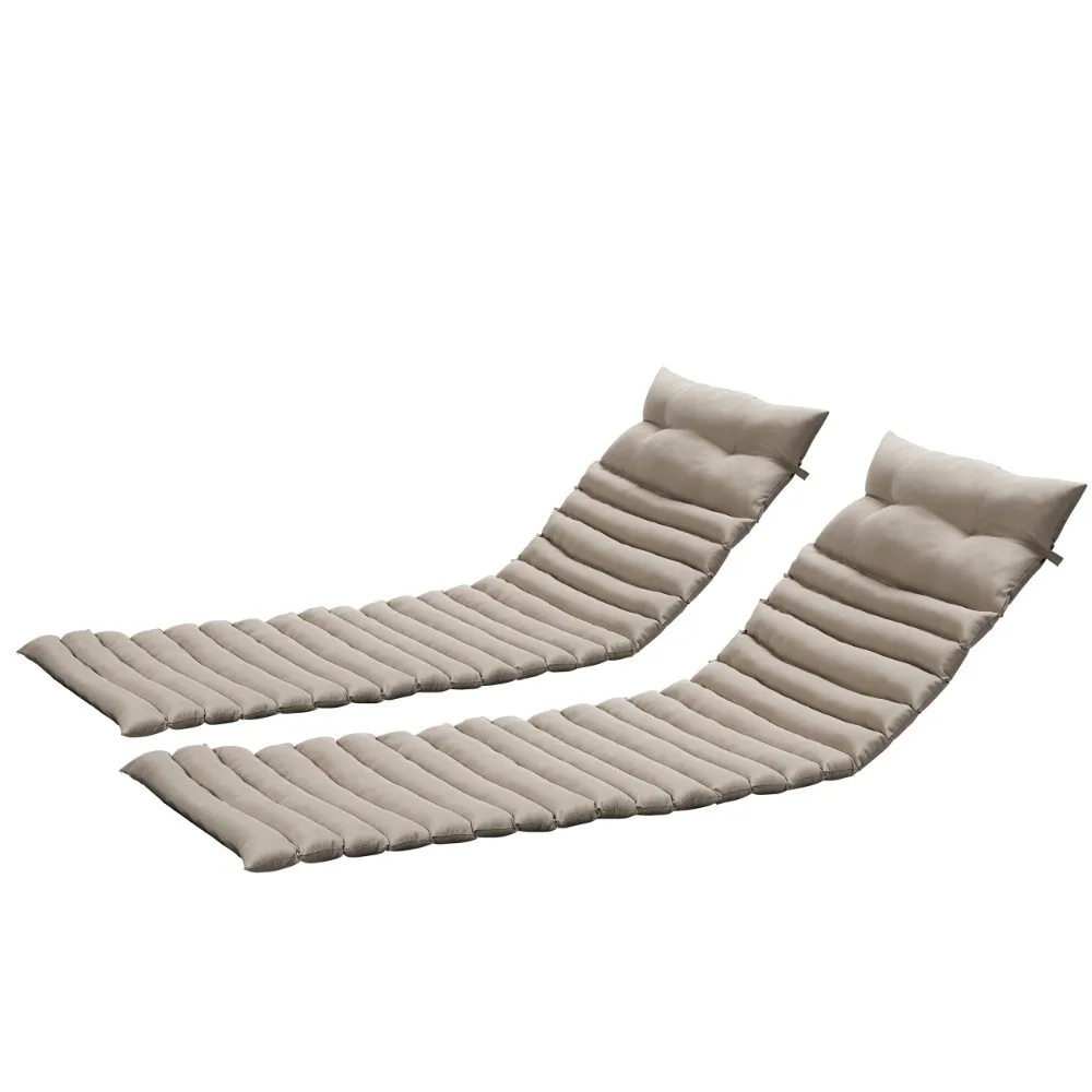 2Pcs/Set Outdoor Lounge Chair Cushion Replacement Patio Funiture Seat Pad Chaise Lounge Cushion Khaki
2Pcs/Set Outdoor Lounge Chair Cushion Replacement Patio Funiture Seat Pad Chaise Lounge Cushion Khaki