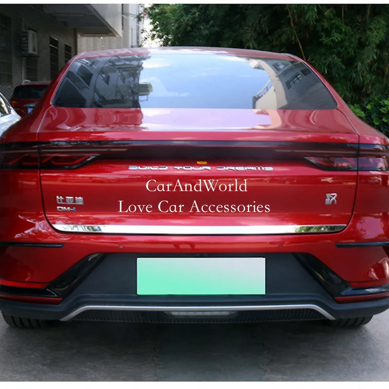 Stainless Steel Rear Trunks Strip Tailgate Tail Door Edge Trims Cover Car Decerative Accessories For BYD HAN DM-i EV 2022 2023
Stainless Steel Rear Trunks Strip Tailgate Tail Door Edge Trims Cover Car Decerative Accessories For BYD HAN DM-i EV 2022 2023