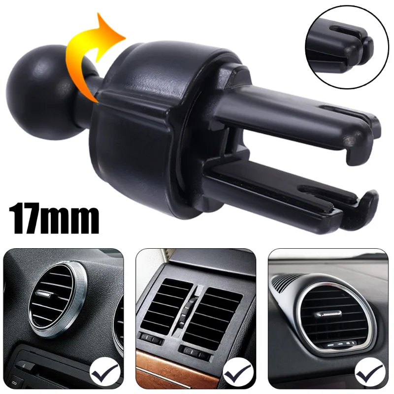 Car 17mm Ball Head Stand Air Vent Clip Mount Hook Clamp Mobile Phone Bracket Interior Phone Holder Clips
Car 17mm Ball Head Stand Air Vent Clip Mount Hook Clamp Mobile Phone Bracket Interior Phone Holder Clips