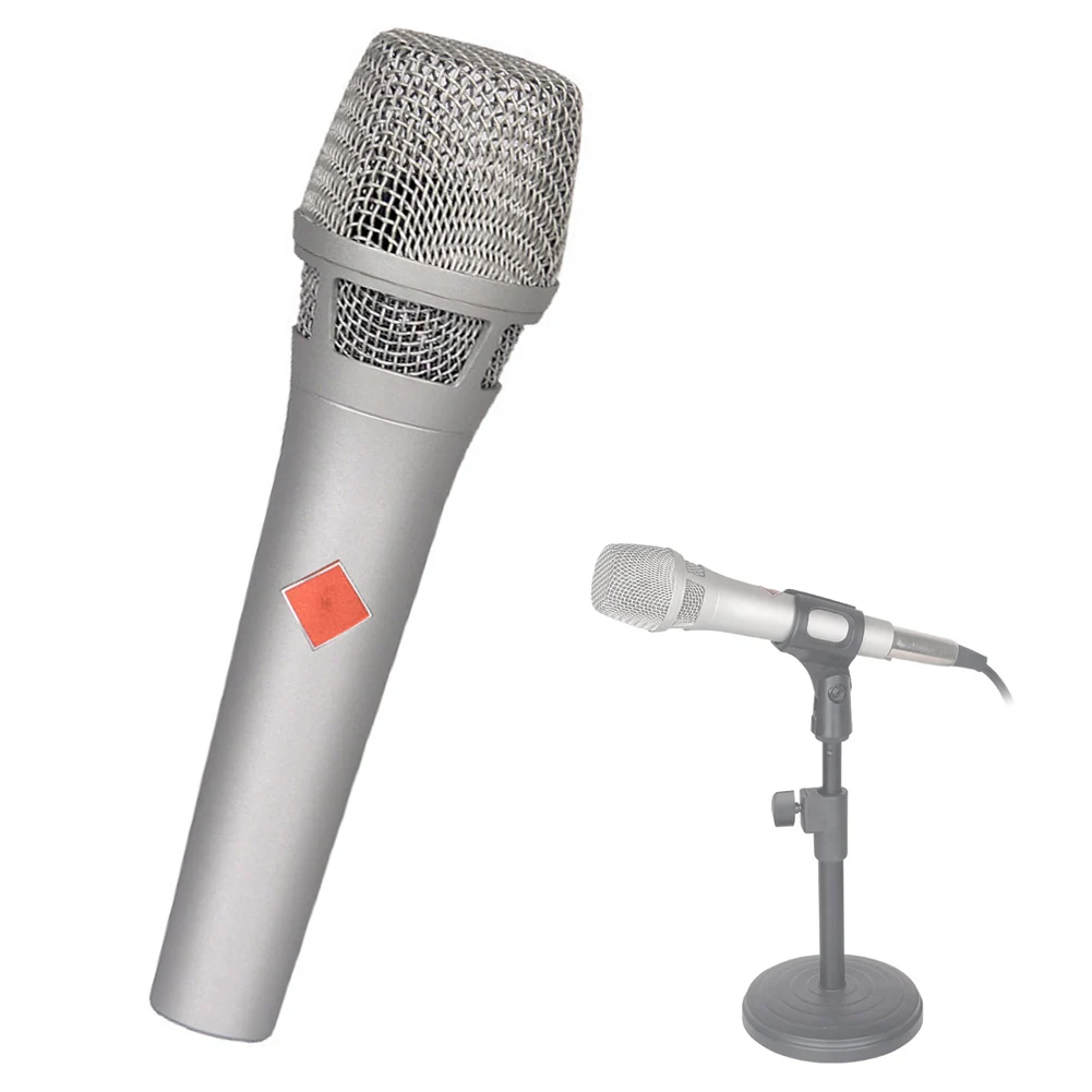 High Performance Handheld Capacitive Microphone for Anchor Live Sound Card Great for Recordings and Performances
High Performance Handheld Capacitive Microphone for Anchor Live Sound Card Great for Recordings and Performances