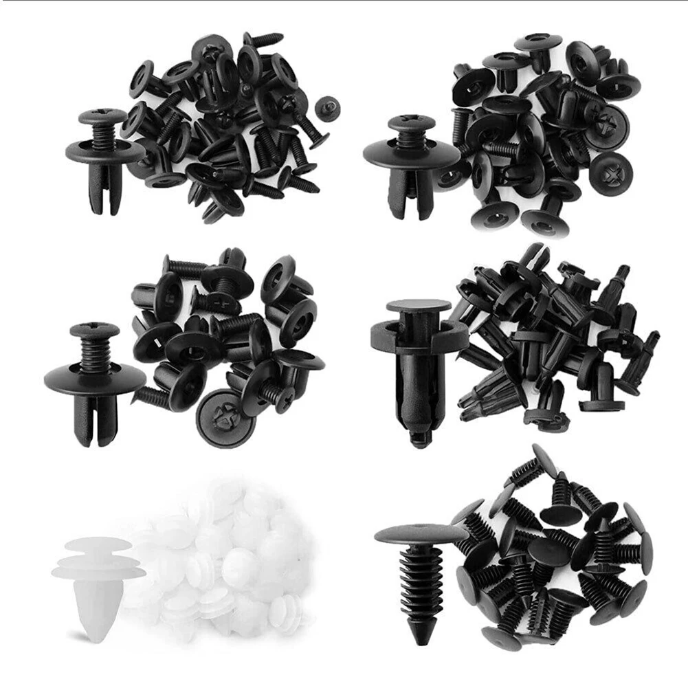 High Quality Practical Brand New Durable Car Trim Clips Universal Fit Car Plastic Screws Waterproof 100 Pieces
High Quality Practical Brand New Durable Car Trim Clips Universal Fit Car Plastic Screws Waterproof 100 Pieces