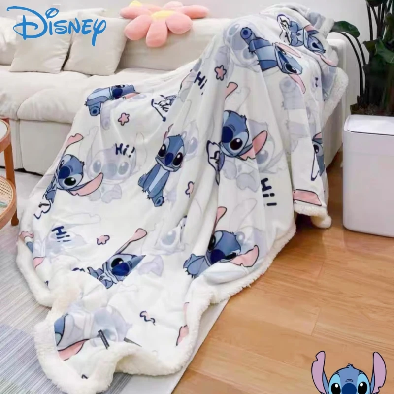 Disney Milk Flannel Adult Blanket Cartoon Stitch Cute Plush Air Conditioning Nap Blankets Coral Fleece Quilt Soft Shawl
Disney Milk Flannel Adult Blanket Cartoon Stitch Cute Plush Air Conditioning Nap Blankets Coral Fleece Quilt Soft Shawl