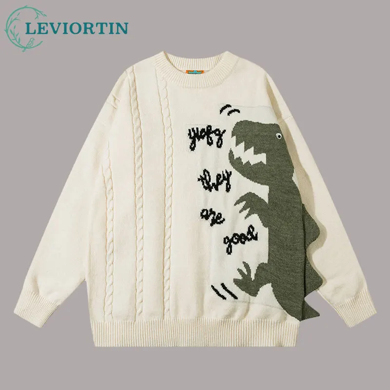 Autumn Men's Comics Dragon Graffiti Print Jacquard Sweater Streetwear O-neck Knitted Pullover Oversized Knitwear Unisex Hip Hop
Autumn Men's Comics Dragon Graffiti Print Jacquard Sweater Streetwear O-neck Knitted Pullover Oversized Knitwear Unisex Hip Hop