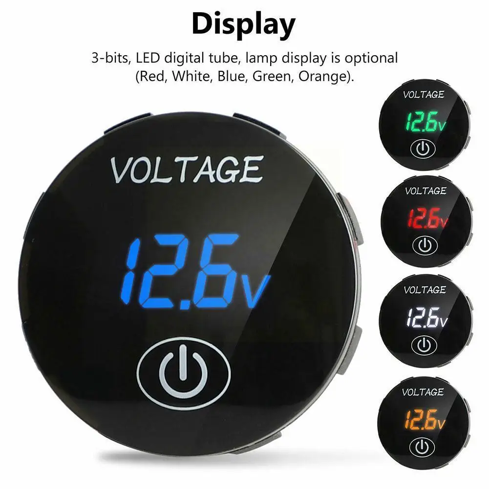 DC 5V-48V Waterproof Mini LED Panel Digital Volt Voltage Meter Display Voltmeter 12V 24V 36V FOR Car Motorcycle S1U3
DC 5V-48V Waterproof Mini LED Panel Digital Volt Voltage Meter Display Voltmeter 12V 24V 36V FOR Car Motorcycle S1U3
