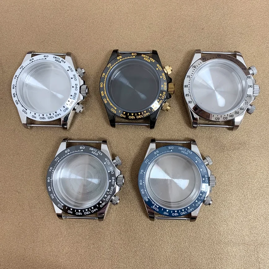 39MM Watch Case + Strap + Dial + Hands Full Set of Accessories Case Steel Sapphire Glass Case Dial Strap Hands for VK63 Movement
39MM Watch Case + Strap + Dial + Hands Full Set of Accessories Case Steel Sapphire Glass Case Dial Strap Hands for VK63 Movement