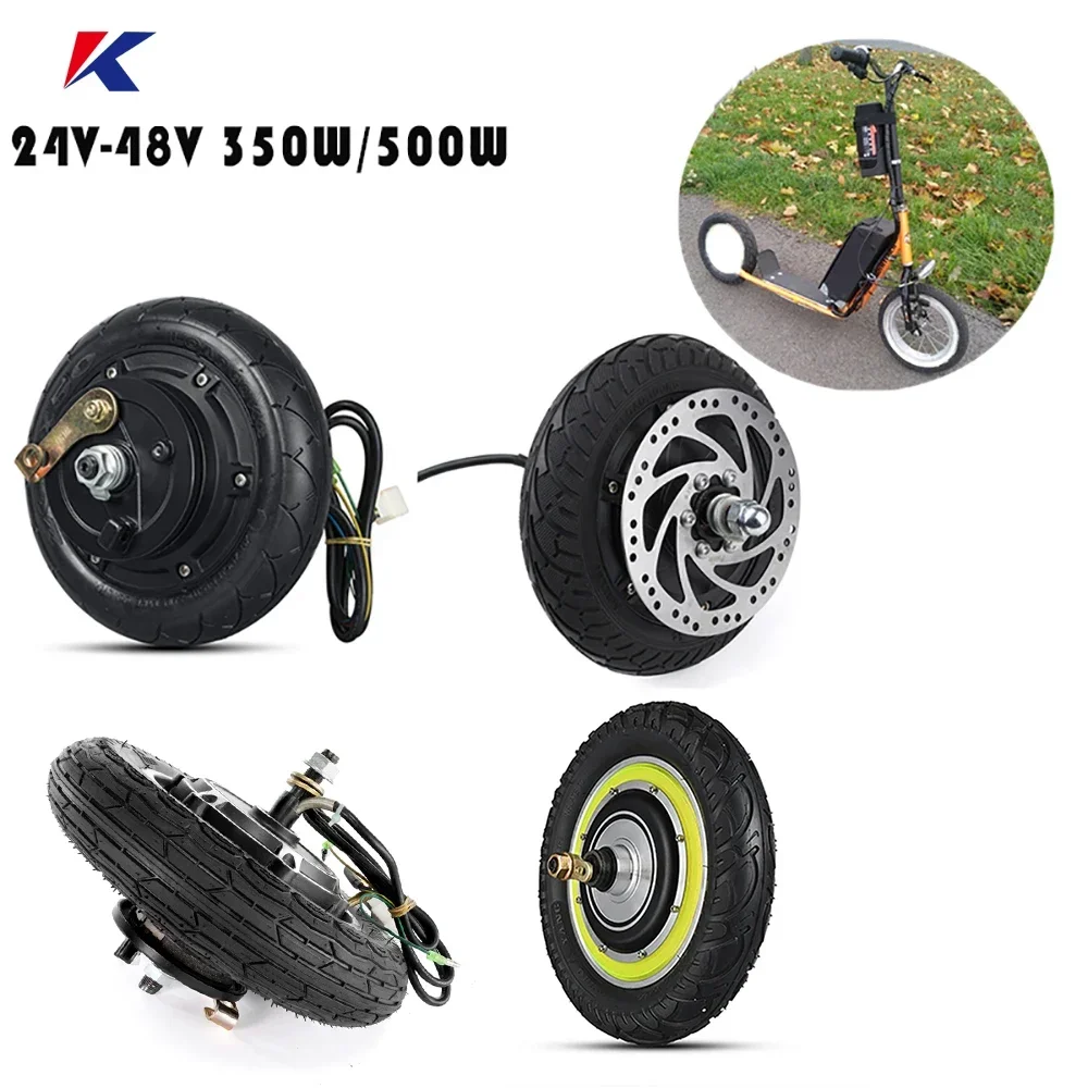 

Electric Scooter Hub Brushless Motor 8/10/12 inch EBike Electric Scooter Conversion Kits 24V/36V/48V 350W/500W Hub Motor wheel