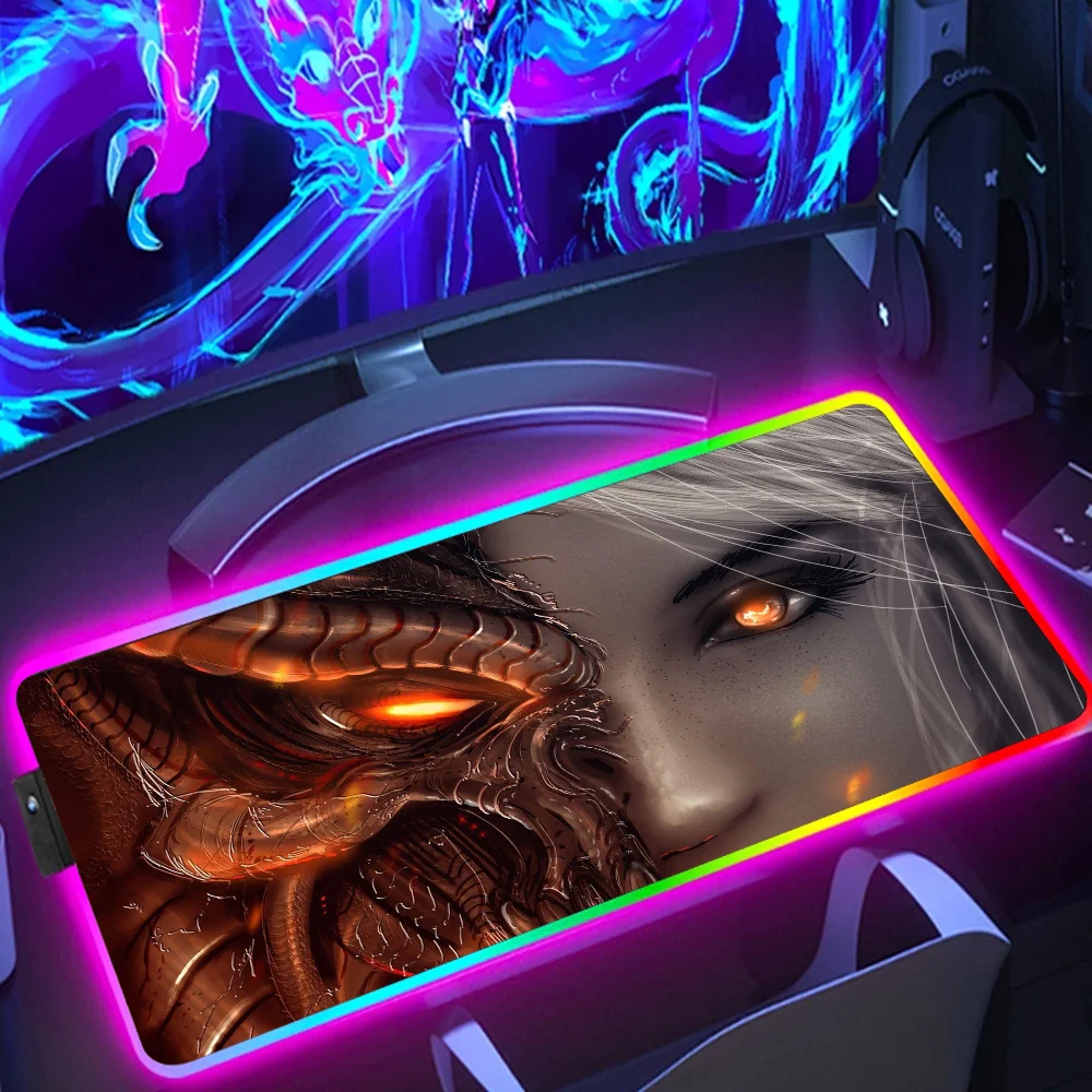 Xxl Mouse Pad Gamer Rgb Diablo 4 Gaming Desk Accessories Big Mousepepad Back Light Table Mat Led Mousepad Backlight Deskmat Mice
Xxl Mouse Pad Gamer Rgb Diablo 4 Gaming Desk Accessories Big Mousepepad Back Light Table Mat Led Mousepad Backlight Deskmat Mice
