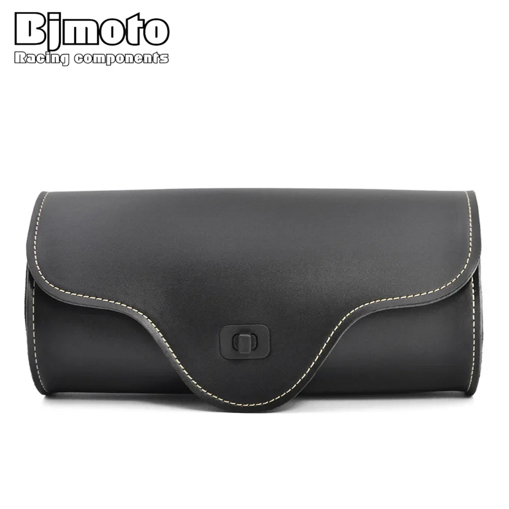 

Universal Motorcycle Bag Leather Motorbike Side Tool Tail Bag Luggage Borsello Saddle Bags for Honda Motor