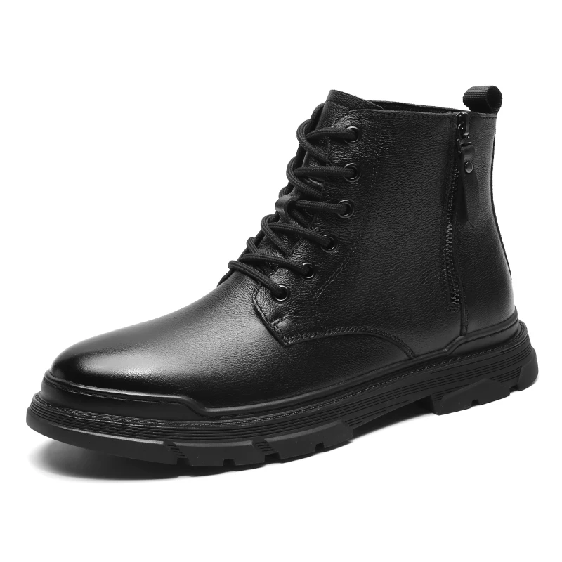 2022 New Trend Winter Boots Men Snow Genuine Leather Outdoor Boots Punk Motorcycle Man Shoes Thick Heel Adulto Shoes Side Zipper
2022 New Trend Winter Boots Men Snow Genuine Leather Outdoor Boots Punk Motorcycle Man Shoes Thick Heel Adulto Shoes Side Zipper