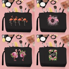 Fashion Storage Bag Woman Coin Purse Canvas Cute Flamingo Pattern Printing Makeup Brush Portable Outdoor Toiletries Black Clutch
Fashion Storage Bag Woman Coin Purse Canvas Cute Flamingo Pattern Printing Makeup Brush Portable Outdoor Toiletries Black Clutch