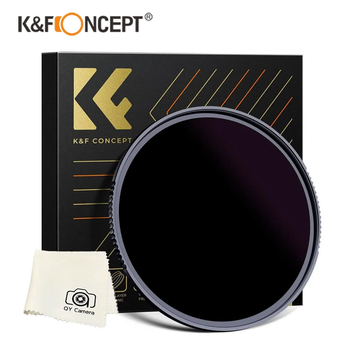 

K&F Concept ND100000 Solar Sun Filter, 16.6-Stop Solid Neutral Density Filter nd for DSLR Camera Nano-X Series Sony Nikon Fuji