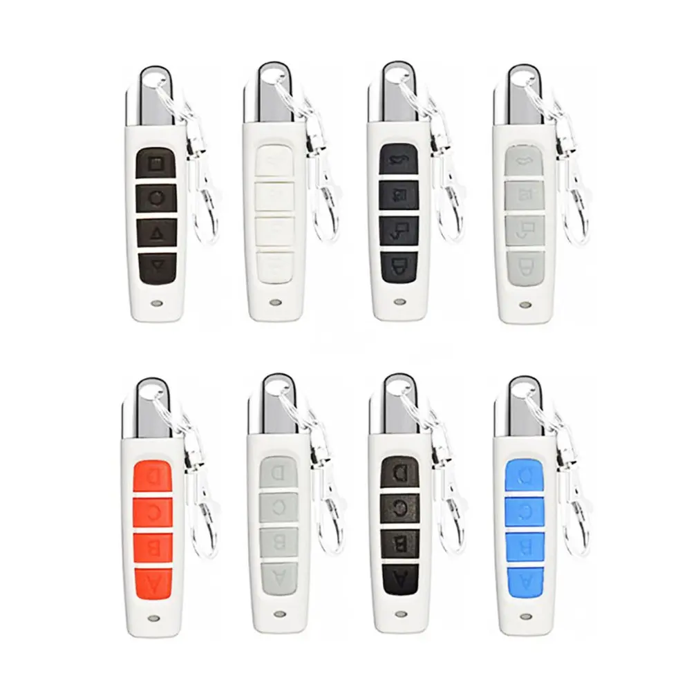 433MHz Copy Remote Control Electric Garage Door Duplicator Fixed Code Learning Code Rolling Code 12V 4-Button Transmitter
433MHz Copy Remote Control Electric Garage Door Duplicator Fixed Code Learning Code Rolling Code 12V 4-Button Transmitter