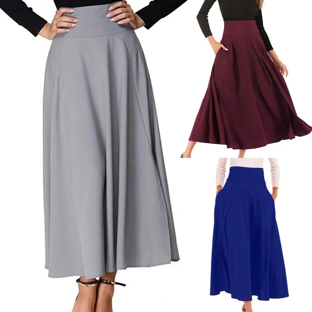 High Waist Women Skirt Side Split Loose Waist Tight Elegant All-matched Pleated Belt Side Pockets Long Skirt Streetwear 미니스커트
High Waist Women Skirt Side Split Loose Waist Tight Elegant All-matched Pleated Belt Side Pockets Long Skirt Streetwear 미니스커트