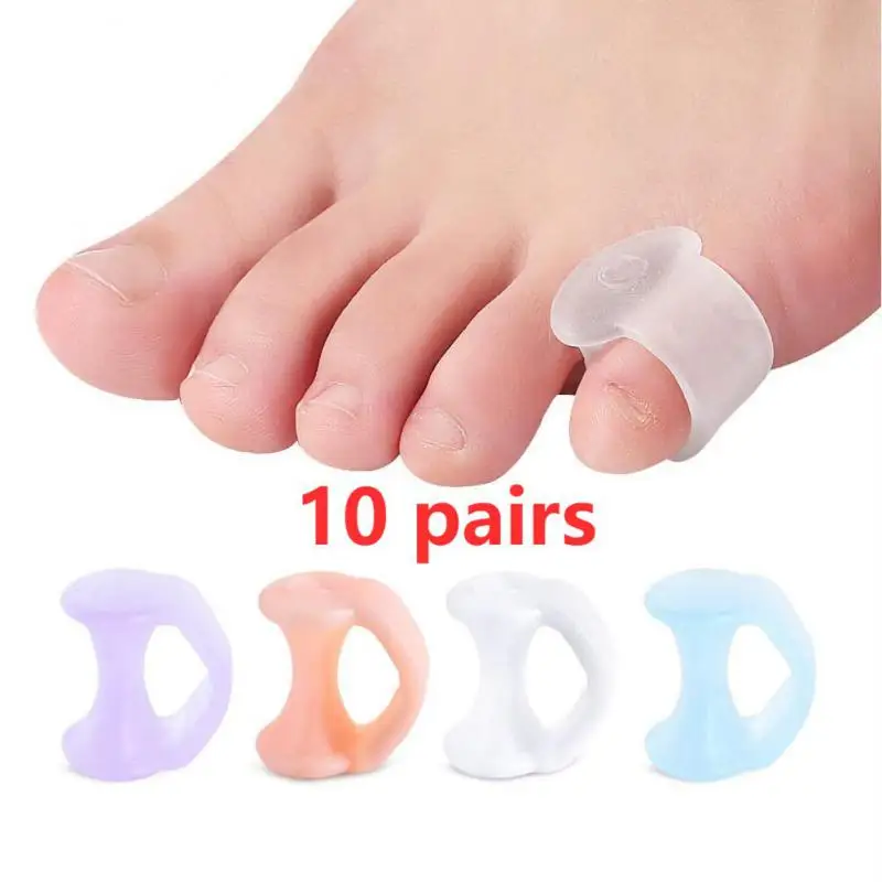 10 Pairs Separator Finger Feet Care Protector Silicone Toe Orthopedic Products Bunion Corrector Hallux Valgus For Pedicure
10 Pairs Separator Finger Feet Care Protector Silicone Toe Orthopedic Products Bunion Corrector Hallux Valgus For Pedicure