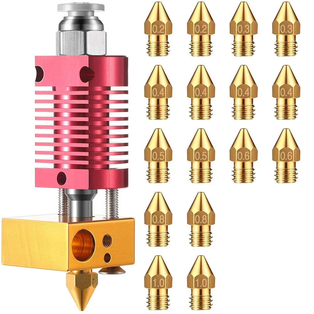 Экструдер для 3D принтера, Hotend с 16 экструдерами для 3D принтера, латунная зеркальная деталь, CR10, CR10S, Ender 3 
Экструдер для 3D принтера, Hotend с 16 экструдерами для 3D принтера, латунная зеркальная деталь, CR10, CR10S, Ender 3