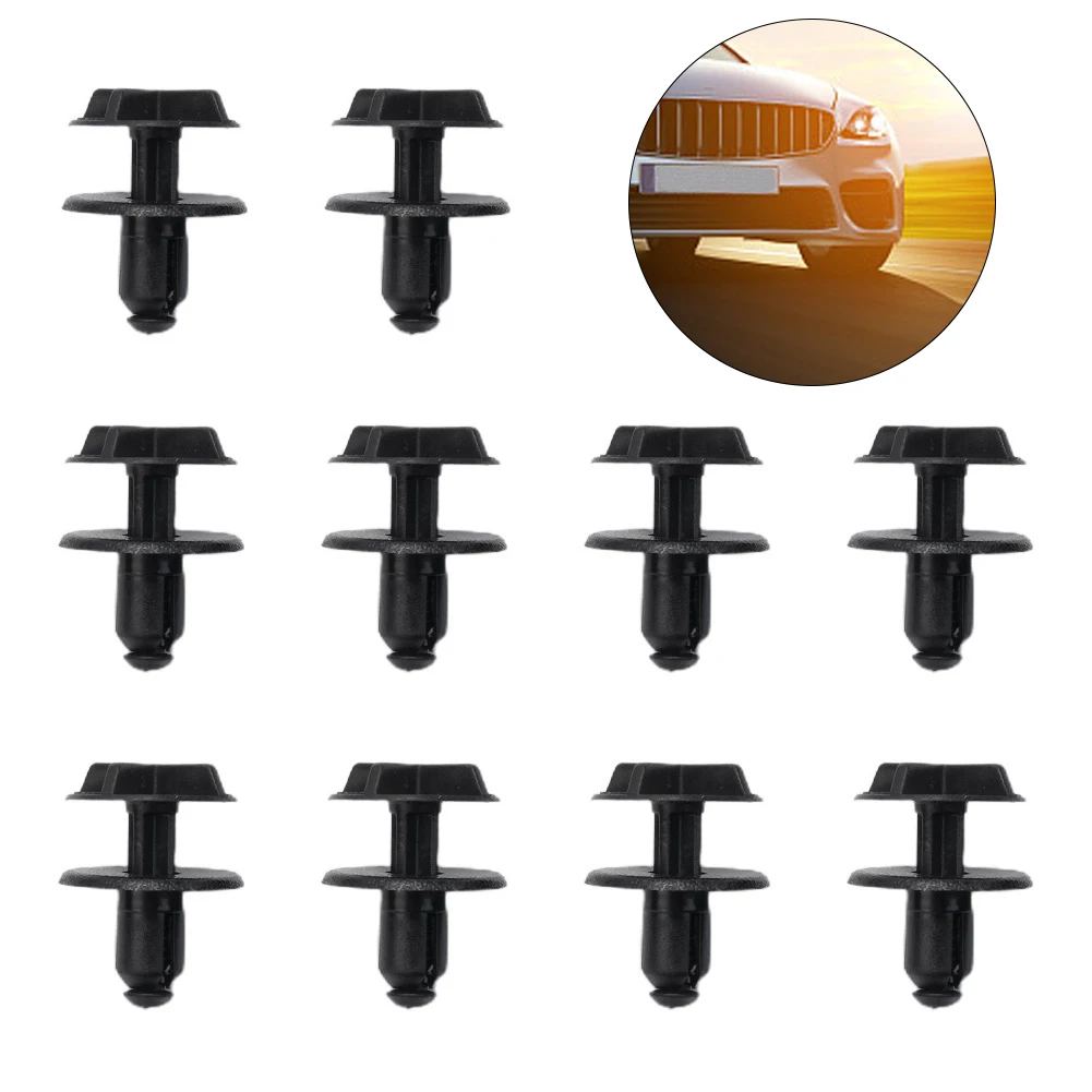 

For Range Rover Discovery Air Intake Parts Clips Direct Replacement Good Effect Practical Sturdy 10 Pcs/Set Black